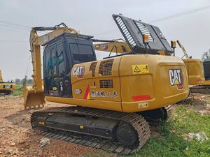 รถขุด CAT 320 มือสอง แบบตีนตะขาบ สีเหลือง อุปกรณ์ก่อสร้าง เครื่องจักรขุดดินสำหรับงานหนัก - Product Image 2