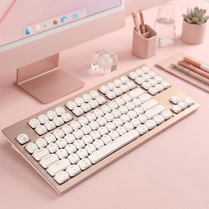 Teclado Mecánico para Juegos con Retroiluminación LED, 102 Teclas, Interruptores Kailh, USB Tipo-C, Conexión Inalámbrica 2.4G, Tri-Modo, para Oficina y Juegos, Nuevo de Fábrica, OEM - Product Image 1