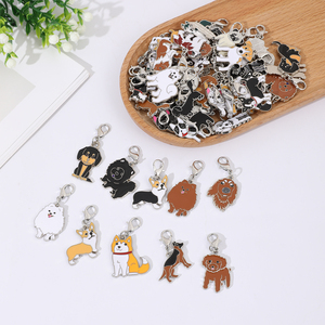 Metal Cute Animal Dog Pendant DIY Fashion Jewelry Bag Charm Pet Dog Tag Necklace <strong>Dachshund</strong> Tag Dog Lovers Friends <strong>Gift</strong> - Product Image 2