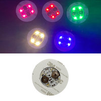 Sous-verre de tasse LED personnalisé coloré phosphorescent imprimé EVA bouteille de vin lumière autocollant clignotant barre boisson accessoires
