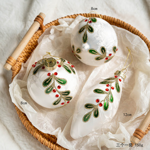 High Quality <b>Hand</b> Blown Glass <b>Ornaments</b> Hanging Painted Glass Balls for Outdoor Garden Window Decor - Product Image 5
