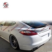 Pièce détachée JS Style Carbon Fiber Duck Tail Wing Rear Spoiler For 970 Panamera 4S Facelift Carbon Rear Trunk Wing Kit