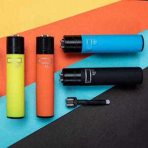 Khuyến mãi lớn! Có thể tùy chỉnh logo. Bật lửa nhựa đen giá rẻ, bật lửa kẹp đá lửa, bán buôn bật lửa gas, bật lửa thuốc lá. - Product Image 2