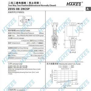 Válvula de Retención Doble de Dos Vías y Dos Posiciones ZSV6-08-2NCSP, Neumática, para Medios de Aceite, Agua y Gas - Product Image 2