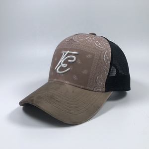 Casquette de camionneur OEM été mode 5 panneau 100% sublimation acrylique sérigraphie casquette de camionneur Suade logo personnalisé broderie - Product Image 2