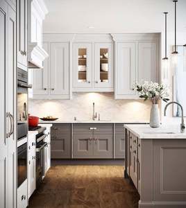 Personalización de Gabinetes Sencillos para el Hogar, Encimera de Cuarzo, Integración de Estufa Estilo Isla, Personalización de Gabinetes de Cocina - Product Image 2