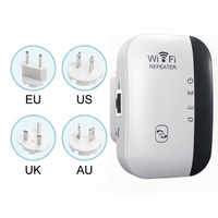 Extensor WiFi 2.4G de 300Mbps, Amplificador de Señal Inalámbrica de Largo Alcance, Repetidor de Internet, Router de Red, Cobertura de 70-100 m²