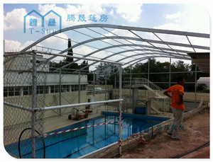 Structure en acier hangar pour le sport, basket-ball sport tente de hangar - Product Image 4