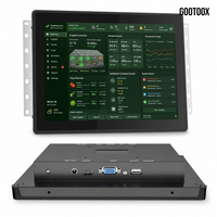 Monitor de Pantalla Táctil de 7/10.1/13.3/15.6/21.5 Pulgadas, Monitor Táctil Capacitivo Integrado, Producción de Fábrica, Puerto LAN