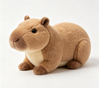 Peluche personnalisée Capybara douce, jouet en peluche OEM ODM, poupée Capybara avec logo personnalisé