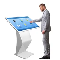 Support d'écran Lcd HDFocus 32 pouces Kiosque à écran tactile interactif Moniteurs publicitaires de signalisation numérique