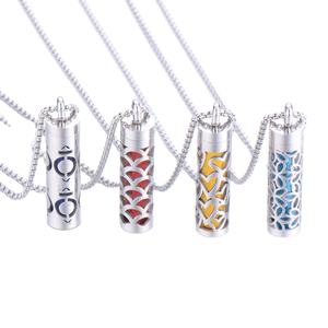 จี้สร้อยคอเหล็กกล้าไร้สนิมสีทองขนาด 12 มม. สำหรับน้ำมันหอมระเหยและน้ำหอม - Product Image 6