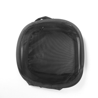 Cage d'élevage portable transparente noire pour oiseaux, volière, cage d'élevage d'insectes