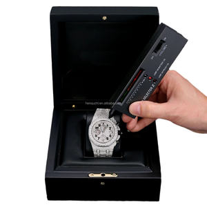 Reloj Mecánico de Lujo con Diamante Moissanite VVS, Personalizable, Estilo Hip Hop, Totalmente Blanco, Correa de Acero, Posición de la Esfera - Product Image 5