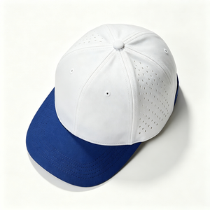 Gorra de Lona de 5 Paneles con Perforaciones Láser de Dos Tonos, Ajustable, de Secado Rápido, con Visera en Contraste, para Hombre, Deportiva, para Golf, Running, Aire Libre - Product Image 4
