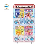 WANGERBAO Distributeur Automatique de Jouets Gacha à 4 Compartiments, Monnayeur Automatique, Gachapon 100mm, Fabricant Grossiste