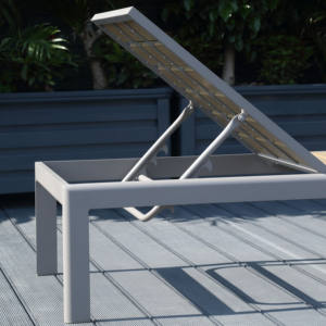 كرسي استلقاء شمسي قابل للتعديل بخمس وضعيات للاستخدام الخارجي، مقاوم للماء، مناسب للفيلا والفناء الخلفي والشرفة - Product Image 4