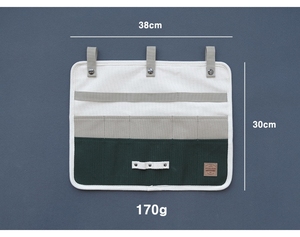 Kit de rangement pour la <span class=keywords><strong>cuisine</strong></span> d'extérieur portable avec logo personnalisé sac en tissu pour l'extérieur le camping les couverts sac en toile pour le voyage le pique-nique les couverts sont suspendus - Product Image 6