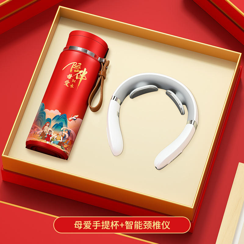 Red Companion Handheld Cup Massager Gift Set