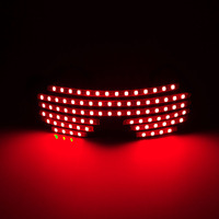 Lunettes LED Lumineuses Lunettes Luminescentes Bar Concert Lunettes Fluorescentes Fournitures de Fête Hommes Femmes Lunettes Accessoires de Spectacle