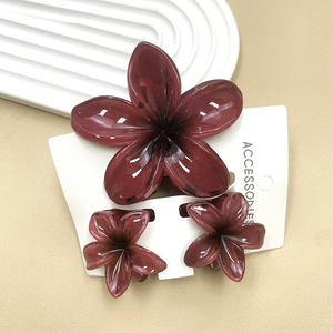 Ensemble Top Vente de Pinces à <span class=keywords><strong>Cheveux</strong></span> Crabe Fleur, Accessoires de Mode pour <span class=keywords><strong>Cheveux</strong></span> - Product Image 5