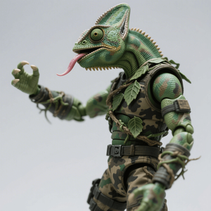 Figuras de Acción de Animales Ciborgue con Tecnología Futurista de <span class=keywords><strong>Ciencia</strong></span> Ficción, Articuladas, Fabricación Personalizada OEM, Moldeo por Inyección de ABS y PVC - Product Image 1