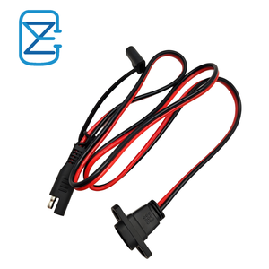 Kabel Ekstensi Konektor <span class=keywords><strong>2</strong></span> Pin SAE ke SAE Konektor Lepas Cepat Kabel Harness untuk Panel Surya Otomotif Steker SAE - Product Image 1
