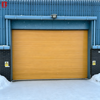 Porte à enroulement en aluminium Bolang, isolée thermiquement avec mousse, réduction du bruit, télécommande personnalisée, serrure à code, fabricant