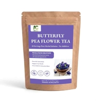 Teh Bunga Kacang Kupu-kupu Kering Murni Langsung dari Pabrik 20 Sachet Teh Herbal Alami Antioksidan dan Mendukung Relaksasi Harian OEM
