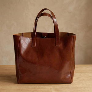 Bolsos de Mano Personalizados a la Moda, 100% Cuero Genuino de Vaca, Becerro y Oveja, Bolso de Mano para Mujer con Cierre, Duradero, Ligero y de Gran Capacidad - Product Image 2
