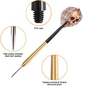 Dardos de Hierro Dorados Compactos y Elegantes, Juego de Dardos, Fabricante de Dardos para Eventos al Aire Libre - Product Image 5