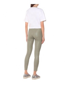 PIHA SPORTS <b>Womens</b> Genuine <b>Leather</b> Windproof Eco-Friendly Mid-Waisted Coated Stretch Skinny Jeans <b>Petite</b>/Regular/Tall Leg 26-32 - Product Image 4