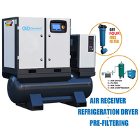 Compresseur d'air rotatif à vis PM VSD Olymtech 7,5 kW, compresseur d'air industriel 4-en-1 15 kW, compresseur d'air 11 kW 8 bars 10 bars