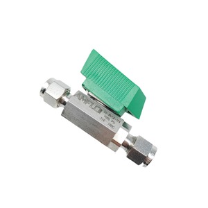 Válvula de bola Amflo de 1/4 pulgadas con conexión de compresión, válvula de acero inoxidable 316L de dos vías para tuberías de 1/4 pulgadas - Product Image 4