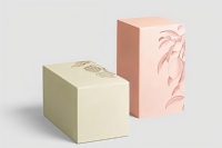 Boîtes rigides en papier couché recyclables à prix d'usine pour l'emballage de produits cosmétiques, crèmes, bougies, savons avec options personnalisées