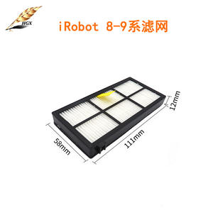 Filtre Irobot Roomba 111mm X 58mm X 12mm Hepa pour séries 800 850 880 890 900 980 - Product Image 1