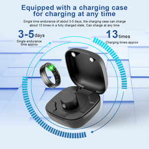 Stress/frequenza cardiaca/monitoraggio della salute <span class=keywords><strong>Apnea</strong></span> del sonno monitoraggio lunga durata della batteria Smart Ring - Product Image 2