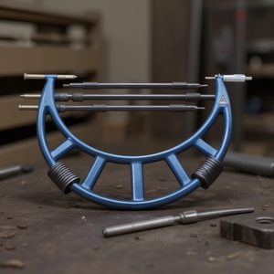 Take <b>Micrometer</b> With Interchangeable Rods Precision Measurement Tool For Metalworking - Product Image 3
