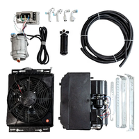 Climatiseur électrique universel sous le tableau de bord, refroidissement 12 volts CC, kit d'unité de climatisation pour voiture, camping-car, camionnette, camion, VTT, pick-up, tracteur