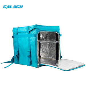Delivery Blue Grocery Delivery Transport Motorcycle Cooler Tote Food Insulated Thermal Food Delivery Bag Pizza Thermo Bag - Product Image 1