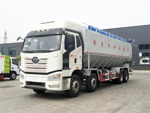 Brand New FAW 8X4 40000L 45CBM Bulk Feed Delivery Truck for Poultry Farm Livestock Feed Transport - Product Image 2