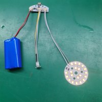 Lampu Malam LED Sensor Sentuh Putih Hangat 3 Tingkat Kecerahan 5V USB Isi Ulang Modul DIY untuk Kit Lampu Hadiah Promosi