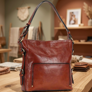 BS International Indian Branded Women's Handcrafted Genuine Leather Clutch 2 Year Waterproof Eco-Friendly Durable <b>Large</b> Capacity - Product Image 2