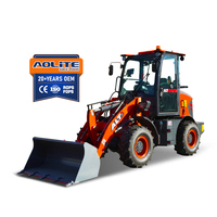 Chargeuse sur pneus mini diesel 1 tonne AOLITE CE 610C homologuée, directement de l'usine, fournisseur d'usine, chargeuse robuste pour travaux routiers et agricoles