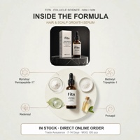 Serum Pertumbuhan Rambut Vegan Biotin Squalane Perawatan Kulit Kepala yang Menutrisi Tanpa Prostaglandin Bersertifikat GMPC Label Pribadi OEM Grosir
