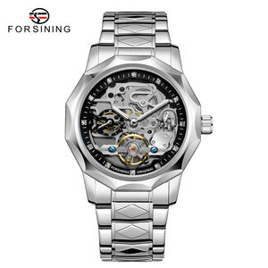 Montre FORSINING 199 pour Homme, Style Affaires, Tourbillon Squelette Transparent, Mécanique Automatique, Acier Inoxydable, Montre Homme 2026 - Product Image 3