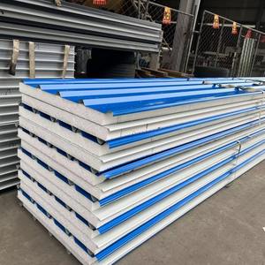 Compre Panel Sándwich Aislante <span class=keywords><strong>de</strong></span> Espuma PIR Ecológico, Impermeable, para Construcción, para Paredes Exteriores, Techos <span class=keywords><strong>de</strong></span> Hoteles, Material <span class=keywords><strong>de</strong></span> Acero Duradero - Product Image 1