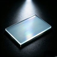 HC Optics Polarizing Beam Splitter Cube Fused Silica Komponen Optik Ukuran Khusus Transmisi 95% untuk Penelitian Ilmiah