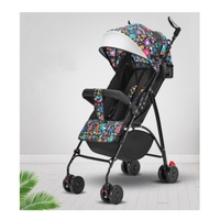 Personnalisé 0 ~ 36 Mois Nouveau Parapluie Poignée Bébé Poussette Facile À Transporter Mère Bébé Poussette Vélo