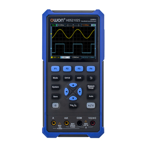 OWON HDS2102S 100MHz 휴대용 오실로스코프 파형 발생기 멀티미터 3 in 1 다기능 테스터 2CH + AFG + DMM - Product Image 1